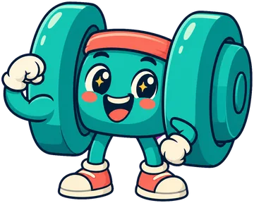 Lil' Rep, the dumbbell mascot
